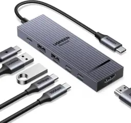 UGREEN Revodok Pro Hub USB C 6 em 1, Adaptador Hub com 4 USB C & A 3.2 de — imagem 1