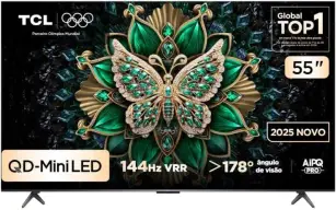 Smart TV TCL 55 Polegadas QLED Mini LED 4K C6K WiFi Bluetooth Google TV 4 HDMI — imagem 2