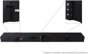 Soundbar Série Q HW-Q990F 11.1.4 canais Subwoofer e Caixas traseiras 2025 — imagem 5