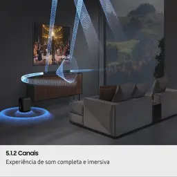 Soundbar Samsung HW-Q800F, com 5.1.2 canais, Dolby Atmos® sem fio — imagem 8