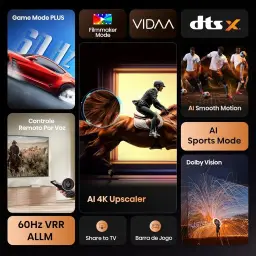 Hisense Smart TV 4K 75" Polegadas 75A6NV com Dolby Vision, HDR10, HLG — imagem 6