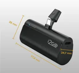 I2GO, Carregador Portátil (Power Bank), Pocket, 5000mAh, Não Necessita Cabos — imagem 9
