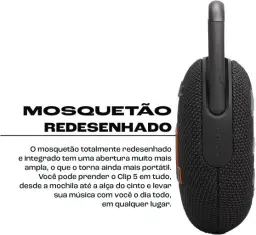 JBL, Caixa de Som, Clip 5, Bluetooth, Portátil, À Prova D'água e Poeira — imagem 4