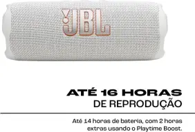 JBL, Caixa de Som, FLIP 7 - Branca — imagem 3