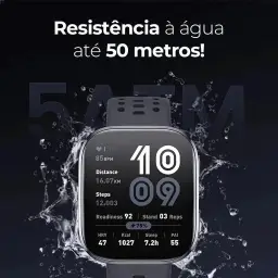 Amazfit Bip 6 smartwatch 46 mm, bateria de 14 dias, tela AMOLED de 1 — imagem 4