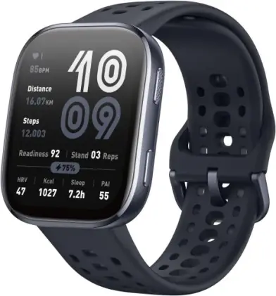 Amazfit Bip 6 smartwatch 46 mm, bateria de 14 dias, tela AMOLED de 1