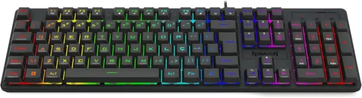 Teclado Membrana Gamer Redragon Netherbane K521-RGB USB Preto — imagem 2