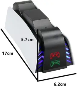 Base de Carregamento Rápido para Controles Dualsense do PS5 Acessórios para PS 5 — imagem 2