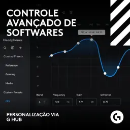 Headset Gamer Sem Fio Logitech G Astro A50 X LIGHTSPEED + Base Station — imagem 9
