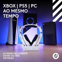 Headset Gamer Sem Fio Logitech G Astro A50 X LIGHTSPEED + Base Station — imagem 2
