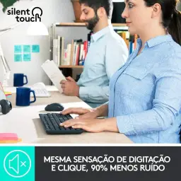 Combo Teclado e Mouse sem fio Logitech MK295 com Digitação e Clique Silencioso — imagem 3