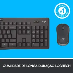 Combo Teclado e Mouse sem fio Logitech MK295 com Digitação e Clique Silencioso — imagem 9