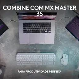 Teclado sem fio Logitech MX Keys S com clique silencioso, teclas programáveis — imagem 9