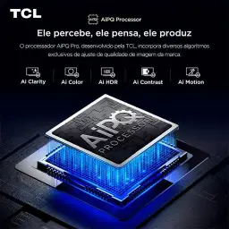 Smart TV TCL 50 Polegadas QLED 4K P7K WiFi Bluetooth Google TV HDR10+ Dolby — imagem 5
