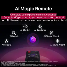 Smart TV LG AI 48" - 4K OLED α9 AI Processor 4K Gen8 webOS 25 - OLED48C5PSA — imagem 6