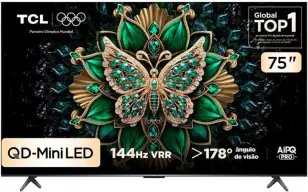 Smart TV TCL 75 Polegadas QLED Mini LED