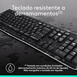 Combo Teclado e Mouse sem fio Logitech MK270 com Teclas de Mídia de Fácil — imagem 5