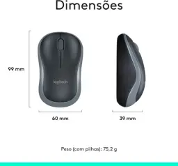 Combo Teclado e Mouse sem fio Logitech MK270 com Teclas de Mídia de Fácil — imagem 9