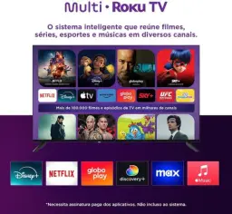 Smart TV 50" Roku Multi 4K Compatível com Alexa e Google Home - TL059M — imagem 5