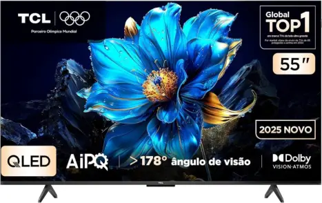 Smart TV TCL 55 Polegadas QLED 4K P7K