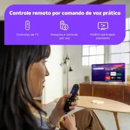 Roku Streaming Stick Plus 4K 2025 | Dispositivo de streaming para TV 4K com — imagem 6