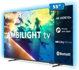 PHILIPS, Smart TV Ambilight 55" 4K, 55PUG8100/78, Comando de Voz — imagem 3