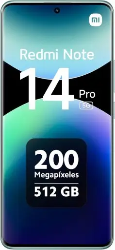Smartphone Xiaomi Redmi Note 14 Pro 5G Coral Green (Verde) 12GB RAM 512GB ROM — imagem 3