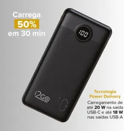 I2GO, Carregador Portátil (Power Bank) Ultra Rápido 10000mAh — imagem 3
