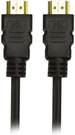 PIX Cabo Hdmi 2.0 4K Hdr 19P 2M Pix Gold, Preto — imagem 5