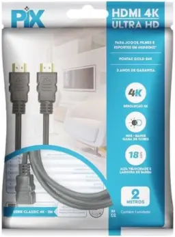 PIX Cabo Hdmi 2.0 4K Hdr 19P 2M Pix