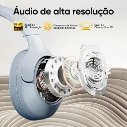 Fone de Ouvido Bluetooth QCY H3 ANC, Cancelamento de Ruído Ativo Headphone — imagem 2