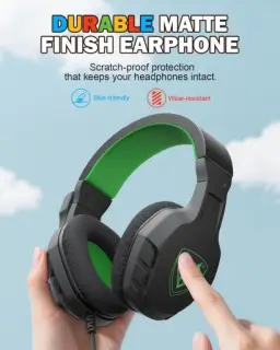 NUBWO U3 Fone de Ouvido Com fio e Microfone, Fone de Ouvido Gamer Hadset for PC — imagem 6