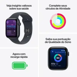 Apple Watch SE 3 GPS, Caixa em alumínio luz das estrelas de 40 mm com Bracelete — imagem 2