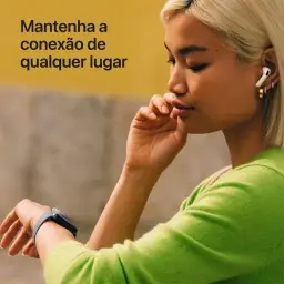Apple Watch SE 3 GPS, Caixa em alumínio luz das estrelas de 40 mm com Bracelete — imagem 3