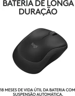 Mouse Sem Fio Logitech M240 com Conexão Bluetooth, Clique Silencioso — imagem 4