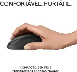 Mouse Sem Fio Logitech M240 com Conexão Bluetooth, Clique Silencioso — imagem 5