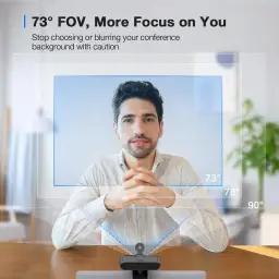 EMEET Webcam C960 4K para PC, sensor Sony UHD 4K, foco automático PDAF — imagem 7