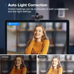 EMEET Webcam C960 4K para PC, sensor Sony UHD 4K, foco automático PDAF — imagem 5