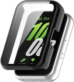 Capa Case Bumper Preto Com Película P/Galaxy Fit 3 — imagem 8
