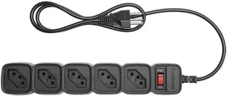 Protetor Eletrônico Filtro de Linha com 5 tomadas EPE 205 Preto Intelbras — imagem 7