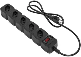Protetor Eletrônico Filtro de Linha com 5 tomadas EPE 205 Preto Intelbras — imagem 3