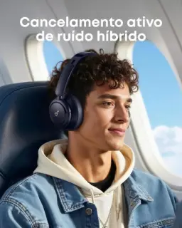 soundcore Q30 da Anker, Fone de Ouvido Bluetooth Sem Fio, ANC Híbrido Ativo — imagem 3