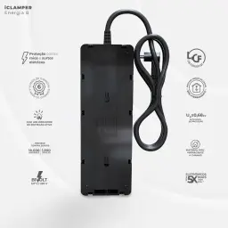 Filtro de Linha iCLAMPER Energia 8 com Proteção contra Surtos Elétricos(DPS) 8 — imagem 4