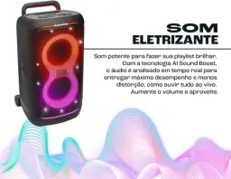 JBL, Caixa de Som, PartyBox Stage 520, Bluetooth, Portátil, Show de Luzes — imagem 2