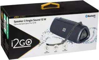 I2GO, Caixa De Som Bluetooth 3 Angle Sound. 12W RMS, Resistente à Água, Preto — imagem 11