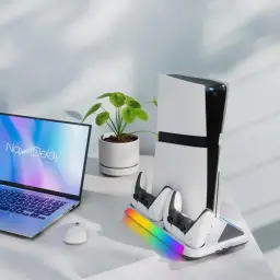 Suporte Cooler de Resfriamento RGB Carregador Controle Compatível com Console — imagem 3