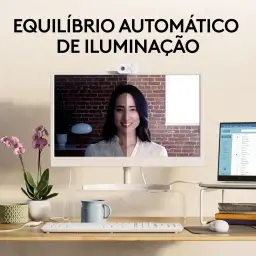 Webcam Full HD Logitech Brio 100 com Microfone Integrado — imagem 4