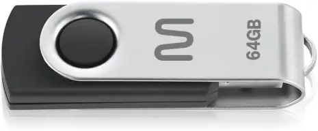 Pen Drive Twist 64GB USB com Leitura até 10MB/s e Gravação até 3MB/s Preto — imagem 2