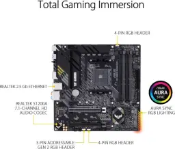 Placa Mãe Asus TUF GAMING B550M-PLUS AMD AM4 DDR4 mATX — imagem 3