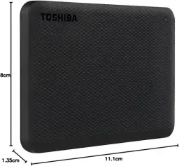 HD Externo Portátil Toshiba 1TB Canvio Advance USB 3.0 Preto - HDTCA10XK3AA — imagem 4